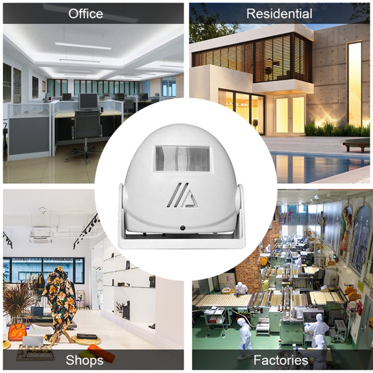 Wireless Intelligent Doorbell Infrared Motion Sensor Voice Prompter Warning Door Bell Alarm Wireless Intelligent Doorbell Infrared Motion Sensor Voice Prompter Warning Door Bell Alarm
